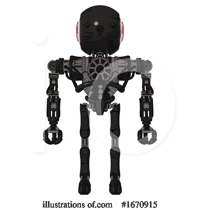 Royalty-Free (RF) Robot Clipart Illustration by Leo Blanchette - Stock Sample #1670915