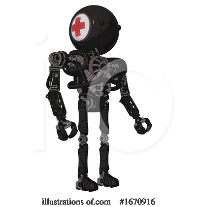 Royalty-Free (RF) Robot Clipart Illustration by Leo Blanchette - Stock Sample #1670916
