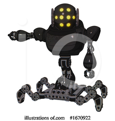 Royalty-Free (RF) Robot Clipart Illustration by Leo Blanchette - Stock Sample #1670922
