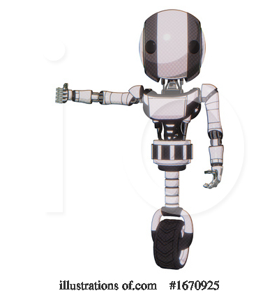 Royalty-Free (RF) Robot Clipart Illustration by Leo Blanchette - Stock Sample #1670925