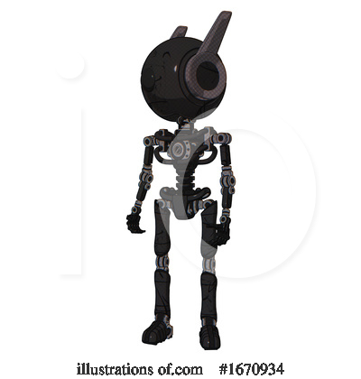 Royalty-Free (RF) Robot Clipart Illustration by Leo Blanchette - Stock Sample #1670934