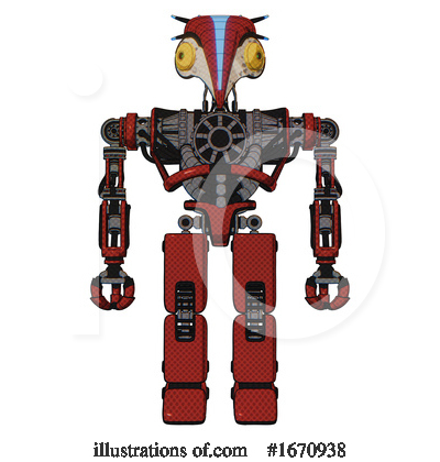 Royalty-Free (RF) Robot Clipart Illustration by Leo Blanchette - Stock Sample #1670938