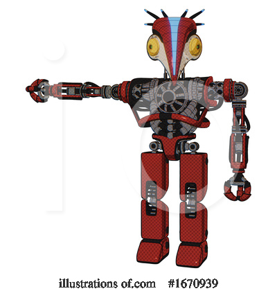 Royalty-Free (RF) Robot Clipart Illustration by Leo Blanchette - Stock Sample #1670939