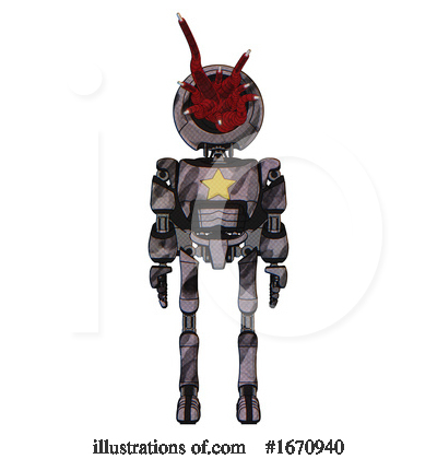 Royalty-Free (RF) Robot Clipart Illustration by Leo Blanchette - Stock Sample #1670940