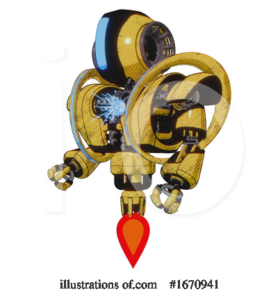 Royalty-Free (RF) Robot Clipart Illustration by Leo Blanchette - Stock Sample #1670941