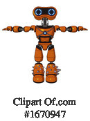 Robot Clipart #1670947 by Leo Blanchette