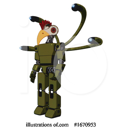 Royalty-Free (RF) Robot Clipart Illustration by Leo Blanchette - Stock Sample #1670953