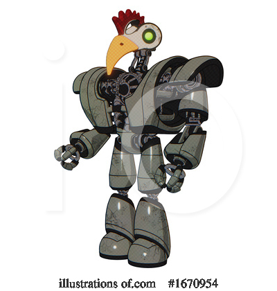 Royalty-Free (RF) Robot Clipart Illustration by Leo Blanchette - Stock Sample #1670954