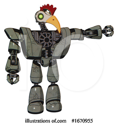 Royalty-Free (RF) Robot Clipart Illustration by Leo Blanchette - Stock Sample #1670955