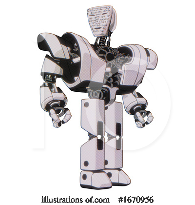 Royalty-Free (RF) Robot Clipart Illustration by Leo Blanchette - Stock Sample #1670956