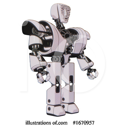 Royalty-Free (RF) Robot Clipart Illustration by Leo Blanchette - Stock Sample #1670957