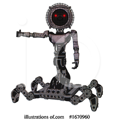 Royalty-Free (RF) Robot Clipart Illustration by Leo Blanchette - Stock Sample #1670960