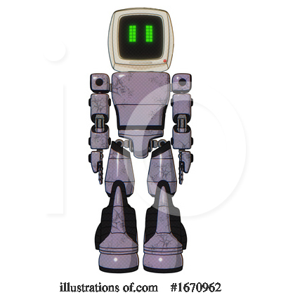 Royalty-Free (RF) Robot Clipart Illustration by Leo Blanchette - Stock Sample #1670962