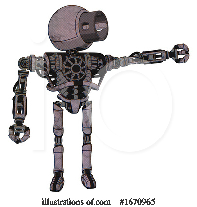 Royalty-Free (RF) Robot Clipart Illustration by Leo Blanchette - Stock Sample #1670965