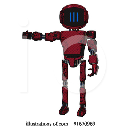 Royalty-Free (RF) Robot Clipart Illustration by Leo Blanchette - Stock Sample #1670969
