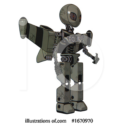 Royalty-Free (RF) Robot Clipart Illustration by Leo Blanchette - Stock Sample #1670970