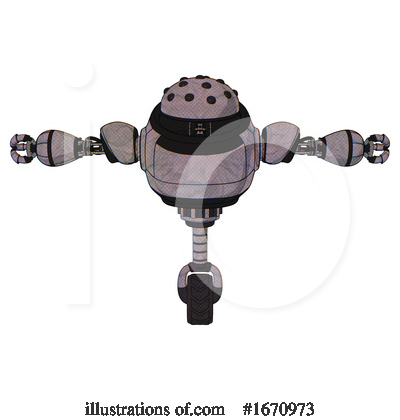 Royalty-Free (RF) Robot Clipart Illustration by Leo Blanchette - Stock Sample #1670973