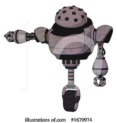 Royalty-Free (RF) Robot Clipart Illustration by Leo Blanchette - Stock Sample #1670974
