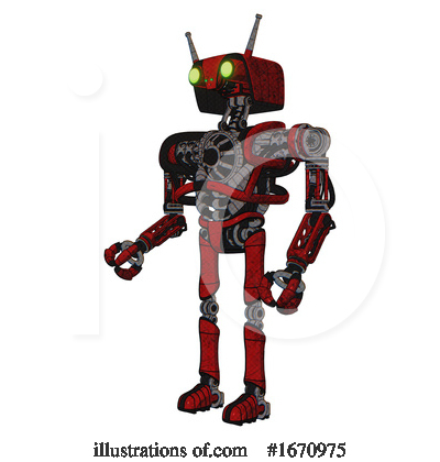 Royalty-Free (RF) Robot Clipart Illustration by Leo Blanchette - Stock Sample #1670975