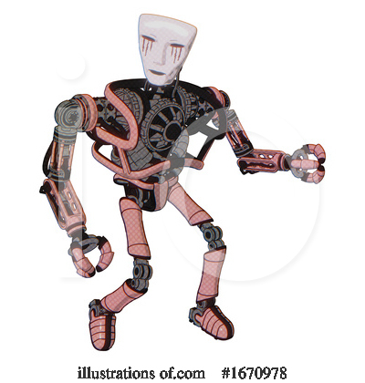 Royalty-Free (RF) Robot Clipart Illustration by Leo Blanchette - Stock Sample #1670978