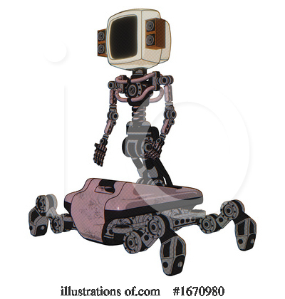 Royalty-Free (RF) Robot Clipart Illustration by Leo Blanchette - Stock Sample #1670980