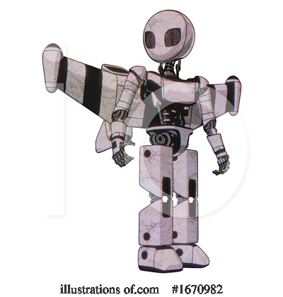 Royalty-Free (RF) Robot Clipart Illustration by Leo Blanchette - Stock Sample #1670982