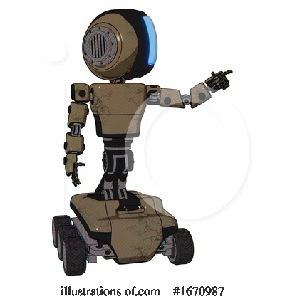 Royalty-Free (RF) Robot Clipart Illustration by Leo Blanchette - Stock Sample #1670987