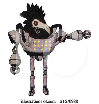 Royalty-Free (RF) Robot Clipart Illustration by Leo Blanchette - Stock Sample #1670988