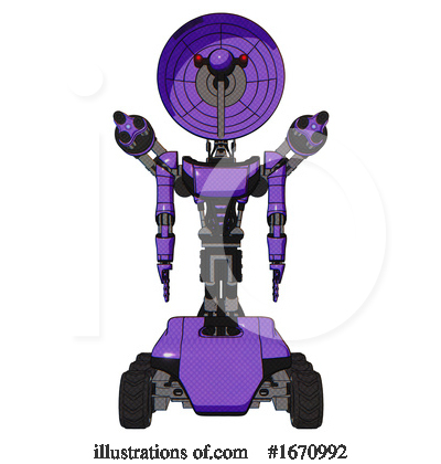 Royalty-Free (RF) Robot Clipart Illustration by Leo Blanchette - Stock Sample #1670992