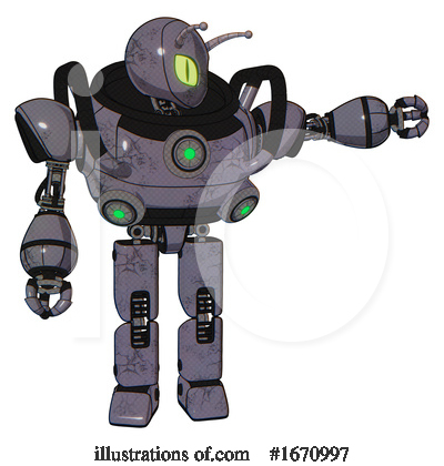 Royalty-Free (RF) Robot Clipart Illustration by Leo Blanchette - Stock Sample #1670997