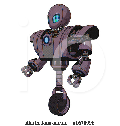 Royalty-Free (RF) Robot Clipart Illustration by Leo Blanchette - Stock Sample #1670998