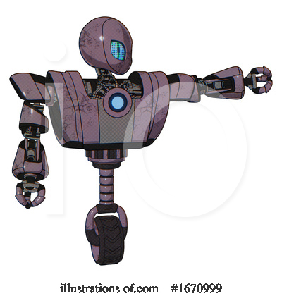 Royalty-Free (RF) Robot Clipart Illustration by Leo Blanchette - Stock Sample #1670999