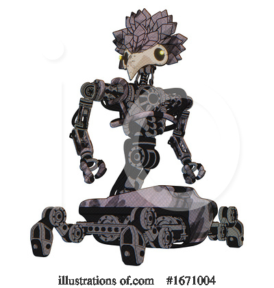 Royalty-Free (RF) Robot Clipart Illustration by Leo Blanchette - Stock Sample #1671004