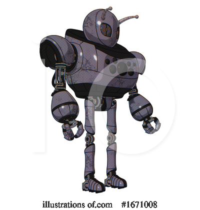 Royalty-Free (RF) Robot Clipart Illustration by Leo Blanchette - Stock Sample #1671008