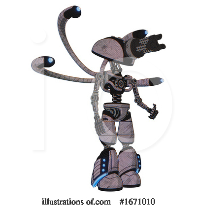 Royalty-Free (RF) Robot Clipart Illustration by Leo Blanchette - Stock Sample #1671010