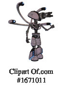 Robot Clipart #1671011 by Leo Blanchette