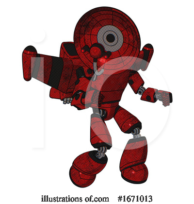 Royalty-Free (RF) Robot Clipart Illustration by Leo Blanchette - Stock Sample #1671013