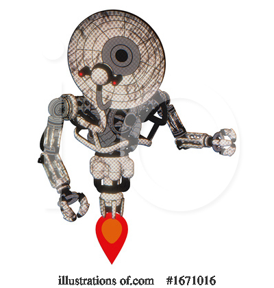 Royalty-Free (RF) Robot Clipart Illustration by Leo Blanchette - Stock Sample #1671016