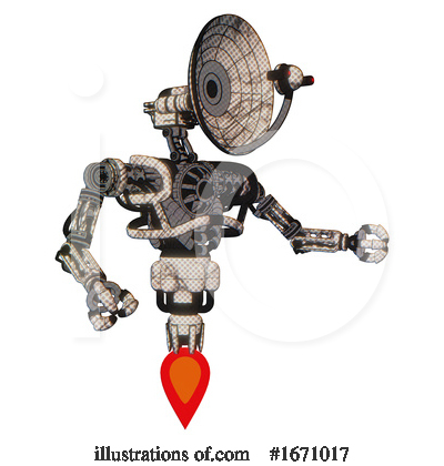 Royalty-Free (RF) Robot Clipart Illustration by Leo Blanchette - Stock Sample #1671017