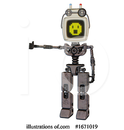 Royalty-Free (RF) Robot Clipart Illustration by Leo Blanchette - Stock Sample #1671019
