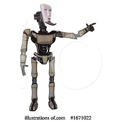 Royalty-Free (RF) Robot Clipart Illustration by Leo Blanchette - Stock Sample #1671022