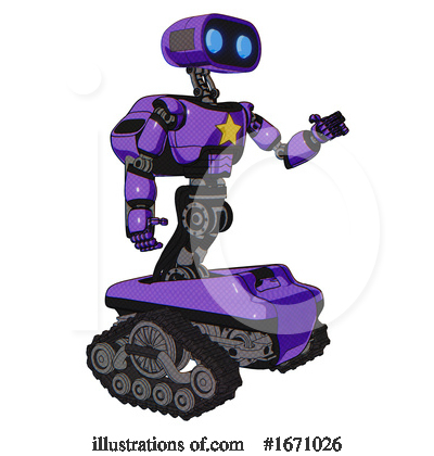 Royalty-Free (RF) Robot Clipart Illustration by Leo Blanchette - Stock Sample #1671026