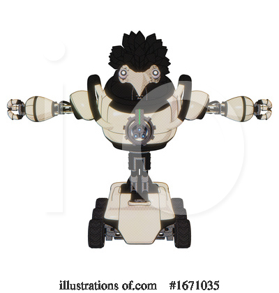 Royalty-Free (RF) Robot Clipart Illustration by Leo Blanchette - Stock Sample #1671035