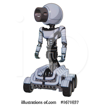 Royalty-Free (RF) Robot Clipart Illustration by Leo Blanchette - Stock Sample #1671037