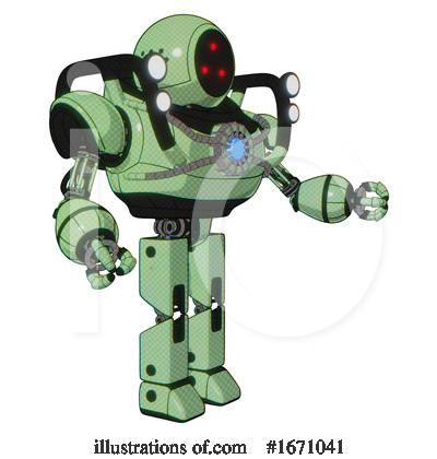 Royalty-Free (RF) Robot Clipart Illustration by Leo Blanchette - Stock Sample #1671041