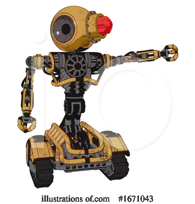 Royalty-Free (RF) Robot Clipart Illustration by Leo Blanchette - Stock Sample #1671043
