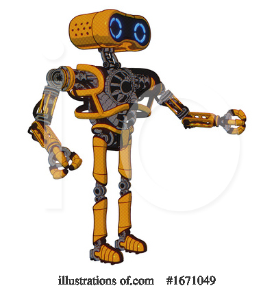 Royalty-Free (RF) Robot Clipart Illustration by Leo Blanchette - Stock Sample #1671049