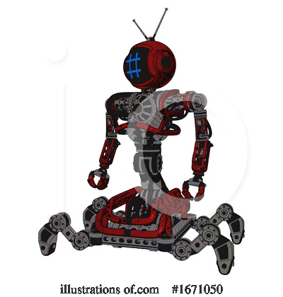 Royalty-Free (RF) Robot Clipart Illustration by Leo Blanchette - Stock Sample #1671050