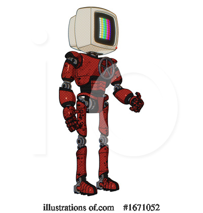Royalty-Free (RF) Robot Clipart Illustration by Leo Blanchette - Stock Sample #1671052