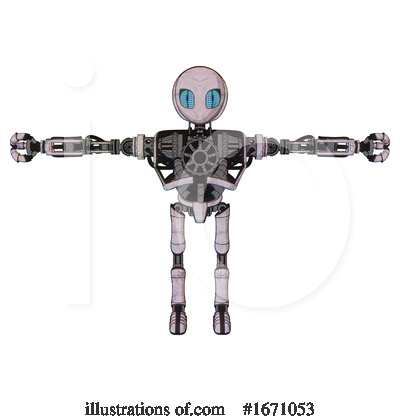 Royalty-Free (RF) Robot Clipart Illustration by Leo Blanchette - Stock Sample #1671053